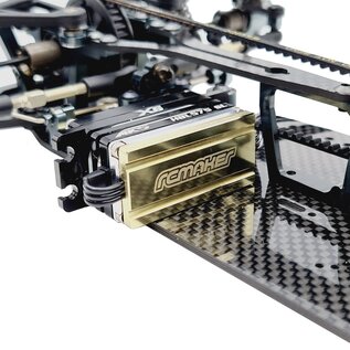 RC Maker RCM-FFWR-B  RC Maker Servo Wire Route for Right Sided Servo Frontie (Brass - 10g) FFWRB
