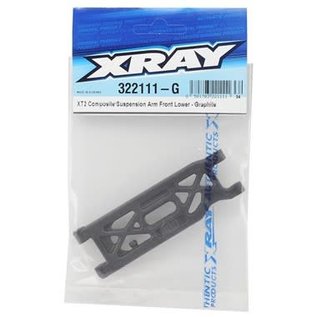 Xray XRA322111-G  XT2 Graphite Composite Suspension Arm Front Lower