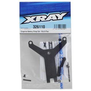Xray XRA326110  XB2 XT2 Carpet Edition Multi-Flex Graphite Battery Strap