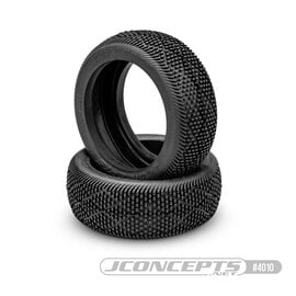 J Concepts JCO4010-03  Aqua (A2) Medium Soft Long Wear Recon 1/8 Buggy Tires (2)