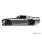 Protoform PRM1558-40 1968 Ford Mustang Clear Body for VTA (Vintage Trans Am)