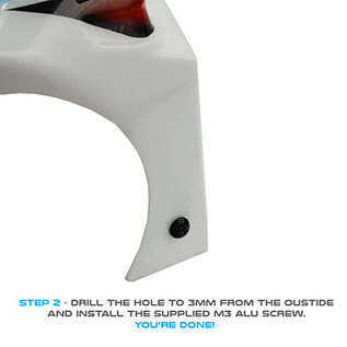 RC Maker RCM-CBS-ZXAT  Carbon Ultra-Lite Wing Mount & Anti-Tuck Stiffener Set