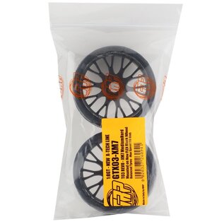 GRPGTX03-XM7  GRP Tires GT - TO3 Revo Belted Pre-Mounted 1/8 Buggy Tires (Black) (2) (XM7) w/FLEX Wheel GTX03XM7