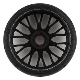 GRP Tyres GRPGTX03-XM4  GRP Tires GT - TO3 Revo Belted Pre-Mounted 1/8 Buggy Tires (Black) (2) (XM4) w/FLEX Wheel