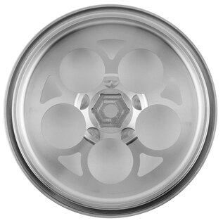 SSD SSD00545  SSD RC 5 Hole 2.2/2.7" Narrow Front Drag Wheels (Silver) (2)