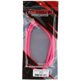 Drag Race Concepts DRC-930.12  DragRace Concepts Silicone Wire (Neon Pink) (1 Meter) (8AWG)