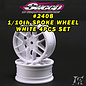 SWEEP SWP3236419P 10th TC D36 D-GT SPEC Treaded HANKOOK GT Belted On White 16 Spoke Wheels (4)