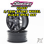 SWEEP SWP3036418P 10th TC D36 D-SPEC TC Tire 4pcs set  On Black 16 Spoke Wheels (4)