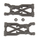 Team Associated ASC92298  RC10B74.1 Factory Team Rear Suspension Arms, Carbon Fiber
