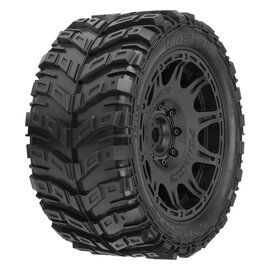 Proline Racing PRO10176-11  1/6 Masher X HP BELTED F/R 5.7” Tires MTD 24mm Blk Raid 8x48 Hex (2)