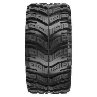 Proline Racing PRO10176-11  1/6 Masher X HP BELTED F/R 5.7” Tires MTD 24mm Blk Raid 8x48 Hex (2)