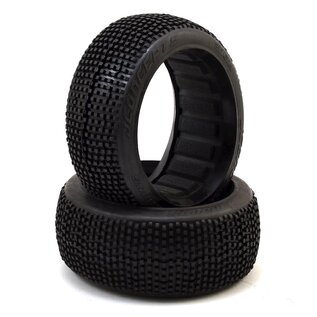 J Concepts JCO3186-R2  Red2 - Long Wear Kosmos 1/8th Buggy Tire (2)