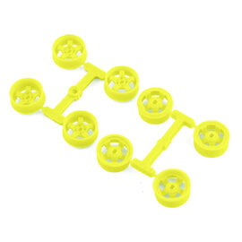 DS Racing DSC-MI-20N1-FY  DS Racing Kyosho Mini Z 8.5mm Narrow Drift Rims (1/2/3/4 Offset) (Flu Yellow)