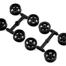 DS Racing DSC-MI-20N1B  DS Racing Kyosho Mini Z 8.5mm Narrow Drift Rims (1/2/3/4 Offset) (Black)