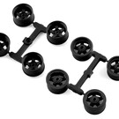 DS Racing DSC-MI-20W1B  Mini Z 11mm Wide Drift Rims (Black)