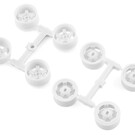 DS Racing DSC-MI-20W1W  Mini Z 11mm Wide Drift Rims (White)