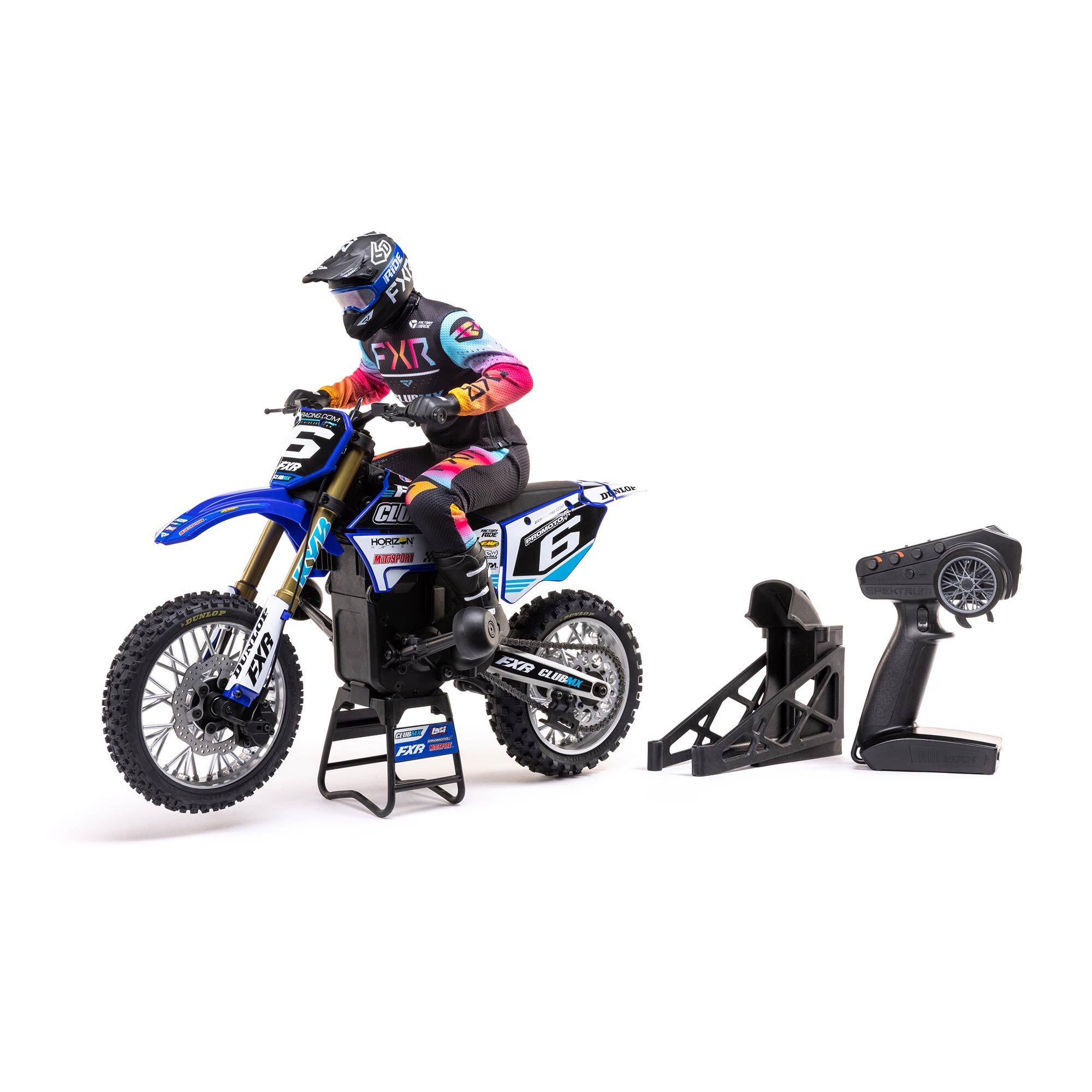 LOS-2310 1/4 Promoto-SM FXR Supermoto Motorcycle RTR (Battery