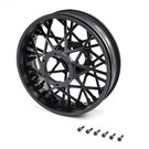 TLR / Team Losi LOS46001  Rear Wheel Set, Black: Promoto-MX