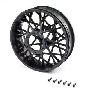 TLR / Team Losi LOS46001  Rear Wheel Set, Black: Promoto-MX