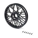 TLR / Team Losi LOS46000  Front Wheel Set, Black: Promoto-MX