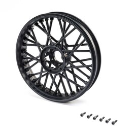TLR / Team Losi LOS46000  Front Wheel Set, Black: PM-MX