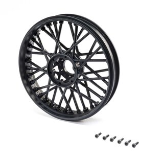 TLR / Team Losi LOS46000  Front Wheel Set, Black: PM-MX