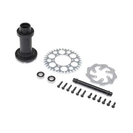 TLR / Team Losi LOS262014  Complete Rear Hub Assembly: PM-MX