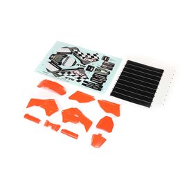 TLR / Team Losi LOS260004  Orange Plastics w/Wraps: Promoto-MX