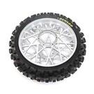 TLR / Team Losi LOS46007  Dunlop MX53 Rear Tire Mounted, Chrome: Promoto-MX