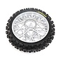 TLR / Team Losi LOS46007  Dunlop MX53 Rear Tire Mounted, Chrome: PM-MX