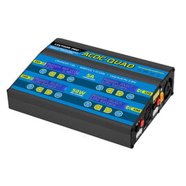 Common Sense RC ACDC-QUAD  Four-Port Balancing Charger 50W 5A LiPo/NiMH
