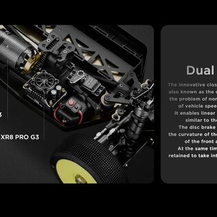 Hobbywing HWI38020433  Xerun XR8 Pro G3 ESC + 4268SD G3 Motor 2200kv Combo, 4S