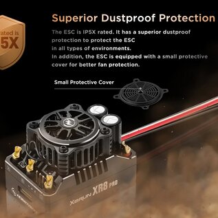 Hobbywing HWI38020433  Xerun XR8 Pro G3 ESC + 4268SD G3 Motor 2200kv Combo, 4S