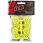 DS Racing DSC-MI-20W1-FY  Mini Z 11mm Wide Drift Rims (Flu Yellow)