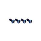 J Concepts JCO5038-1  JConcepts M3x8mm Top Hat Titanium Screw Burnt Blue, 4pcs 50381