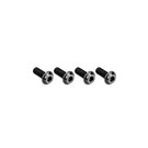 J Concepts JCO5038-2  JConcepts M3X8mm Top Hat Titanium Screw, Stealth Black, 4pc 50382