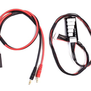 Racers Edge RCE1615 24" Charge / Balance Lead Extension Kit - Use with LiPo Safes and Bags