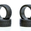 Kyosho MZW37-40  MINI-Z 8.5mm Racing Radial Tires 40° Shore (4)