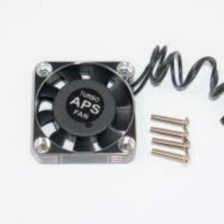 APS Racing APS91170K  APS Aluminum TURBO16 Cooling Fan 40mm Black