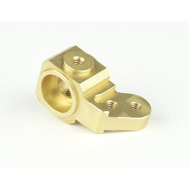 Custom Works R/C CSW7252  Brass Front Spindle for Hex Axle (1)