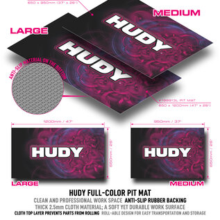 Hudy HUD199913M  Hudy Pit Mat Full Color 650X950MM