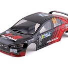 KillerBody KLR-48001  Clear Mitsubishi Lancer Evolution X 1/10 Touring Car Body Kit