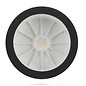 BSR BSRC8023 1/8 Orange  Mounted GT Foam Tire On White Dish 17mm Hex Wheels (2)