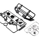 KillerBody KLR-48718  Black Traxxas TRX-4 LC70 Aluminum Front Bumper w/LED Set