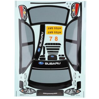 KillerBody KLR-48761  Killerbody Subaru Impreza WRC 2007 1/10 Touring Car Body (Clear)