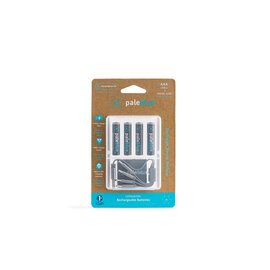 PaleBlue PBLPBAAAC  Pale Blue Lithium Ion Rechargeable AAA Batteries 4pk