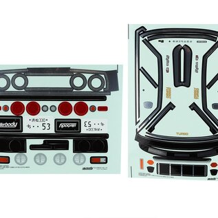 KillerBody KLR-48635 Clear 1977 Skyline 2000 GT-ES 1/10 Touring Car Body