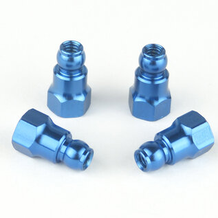 Custom Works R/C CSW2213  One Piece Shock Mounts 4-40 Threads (4)