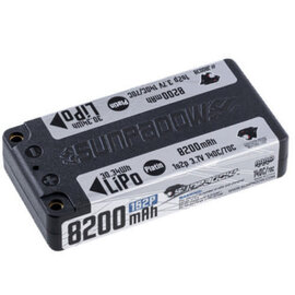 Sunpadow JA0039  Sunpadow 3.7V 8200mAh 140C/70C LiPo Battery Platin Series 5MM Plug