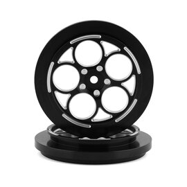 SSD SSD00547  SSD RC 5 Hole 2.2/2.7" Narrow Front Drag Wheels (Black) (2)